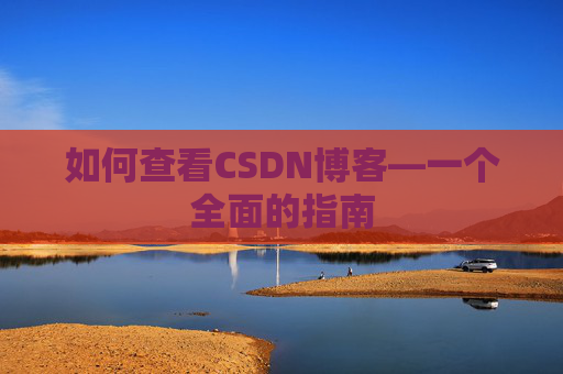 如何查看CSDN博客—一个全面的指南